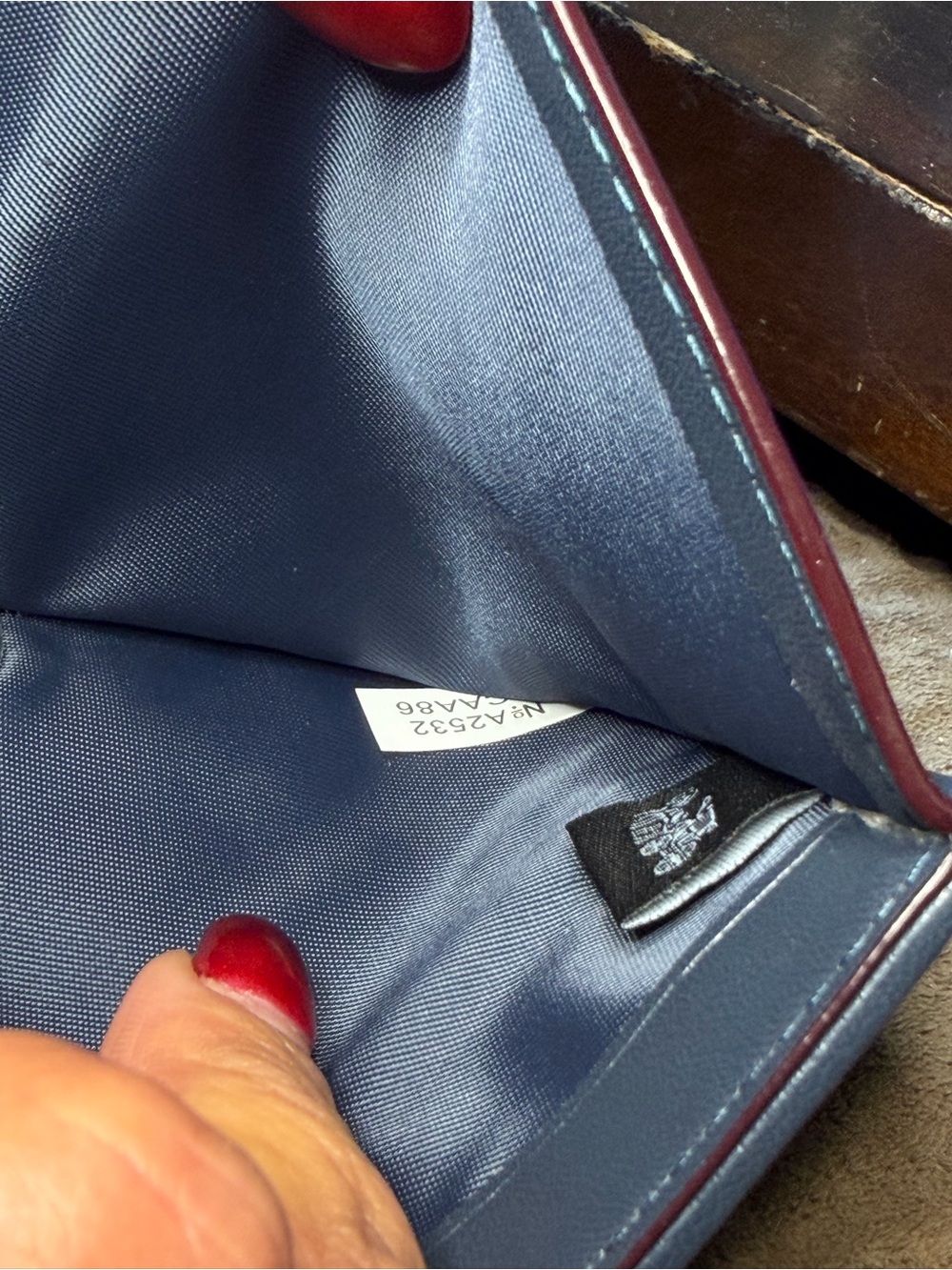 Coach Snap Wallet in Signature Denim👖🍒 - Picture 5 of 7